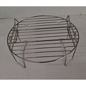 Ninja Foodi 6.5 Qt. Reversible Rack OP300 Replacement Part Stainless Steel GUC